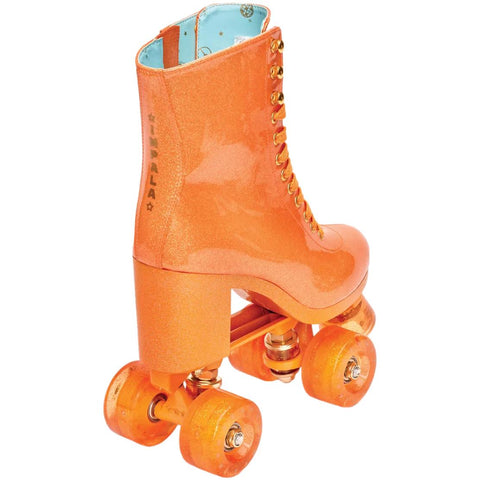 Impala Marawa Sparkle Orange High Heel Rollerskates