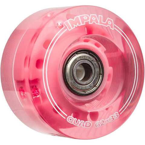 Impala LED Light Up Wheels Pink 4PK