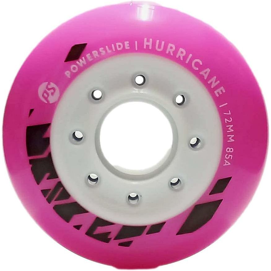 Powerslide Hurricane Inline Skate Wheels Pink EACH