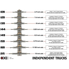 Independent Stage 11 Hollow Polished Skateboard Truck