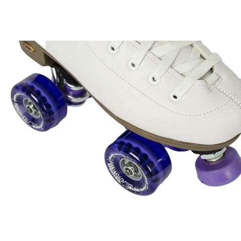 Suregrip Fame Outdoor Roller Skates White with Motion Wheels