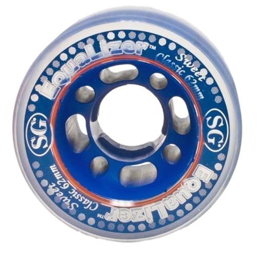 Suregrip Equalizer Wheels 62mm 85a Clear Blue 4 Pack
