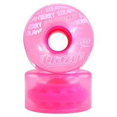 Crazy Skate Candy Outdoor Wheels 4 pack 65mm / 78a Strawberry