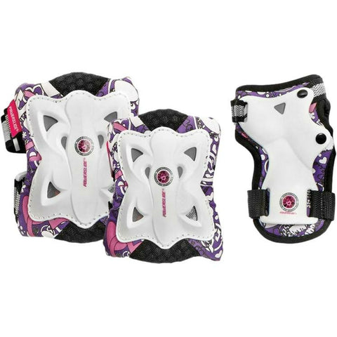 Powerslide Pro Butterfly Kids Protective Pad Tripack