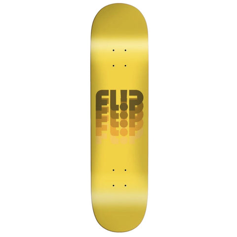 Flip Team Odyssey Fade 8.0 Yellow Skateboard Deck