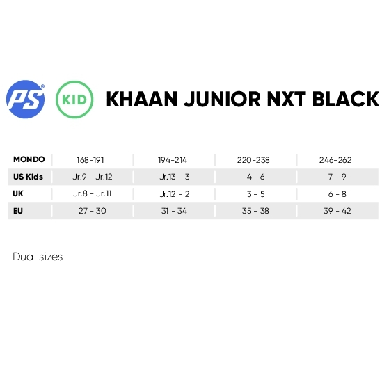 Powerslide Khaan Junior NXT Black Adjustable Inline Skates