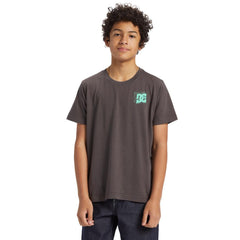 DC Mid Century SS Boys T-Shirt Black / Green