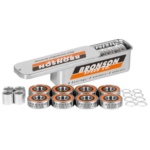 Bronson G3 Skateboard Bearings 8 Pack