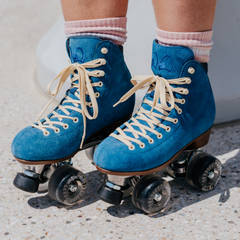 *NEW* WANDERER Chuffed Rollerskates Skates - CLASSIC BLUE