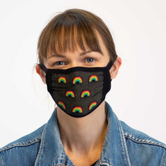 Sock it to Me Classic Black Reusable Adult Face Masks
