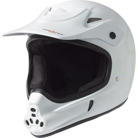 Triple 8 Invader Full Face Helmet White Gloss