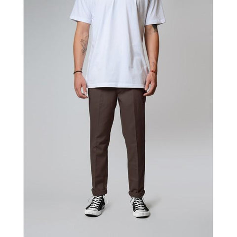 Dickies 872 Slim Fit Work Pants Chocolate Brown