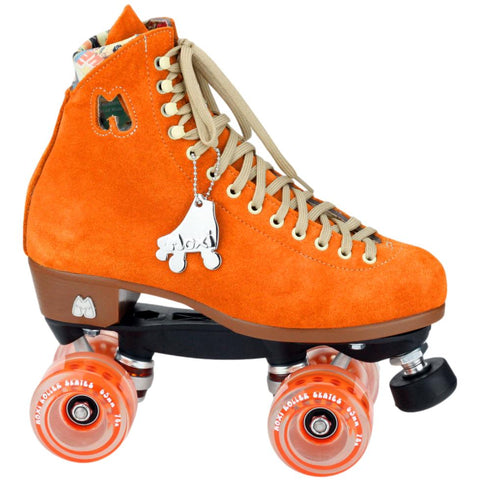 Moxi Lolly Roller Skate Clementine Orange (w Nylon Thrust)