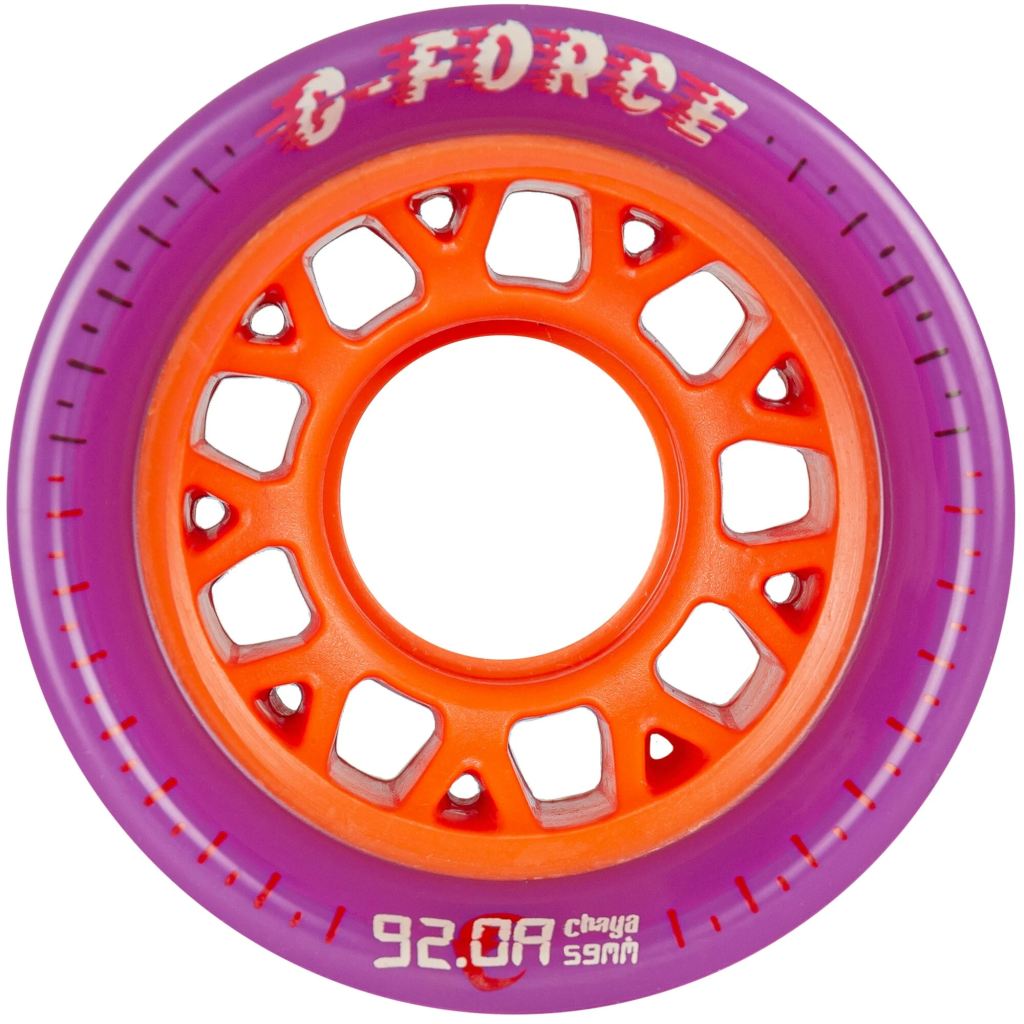 Chaya G-Force Rollerskate Wheels 59mm 92a 4 Pack – Da Klinic Online ...