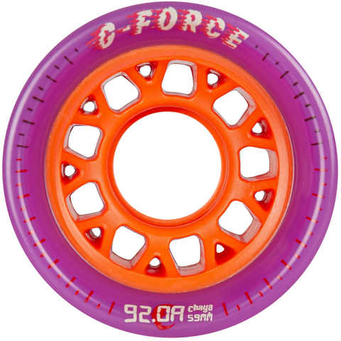 Chaya G-Force Rollerskate Wheels 59mm 92a 4 Pack