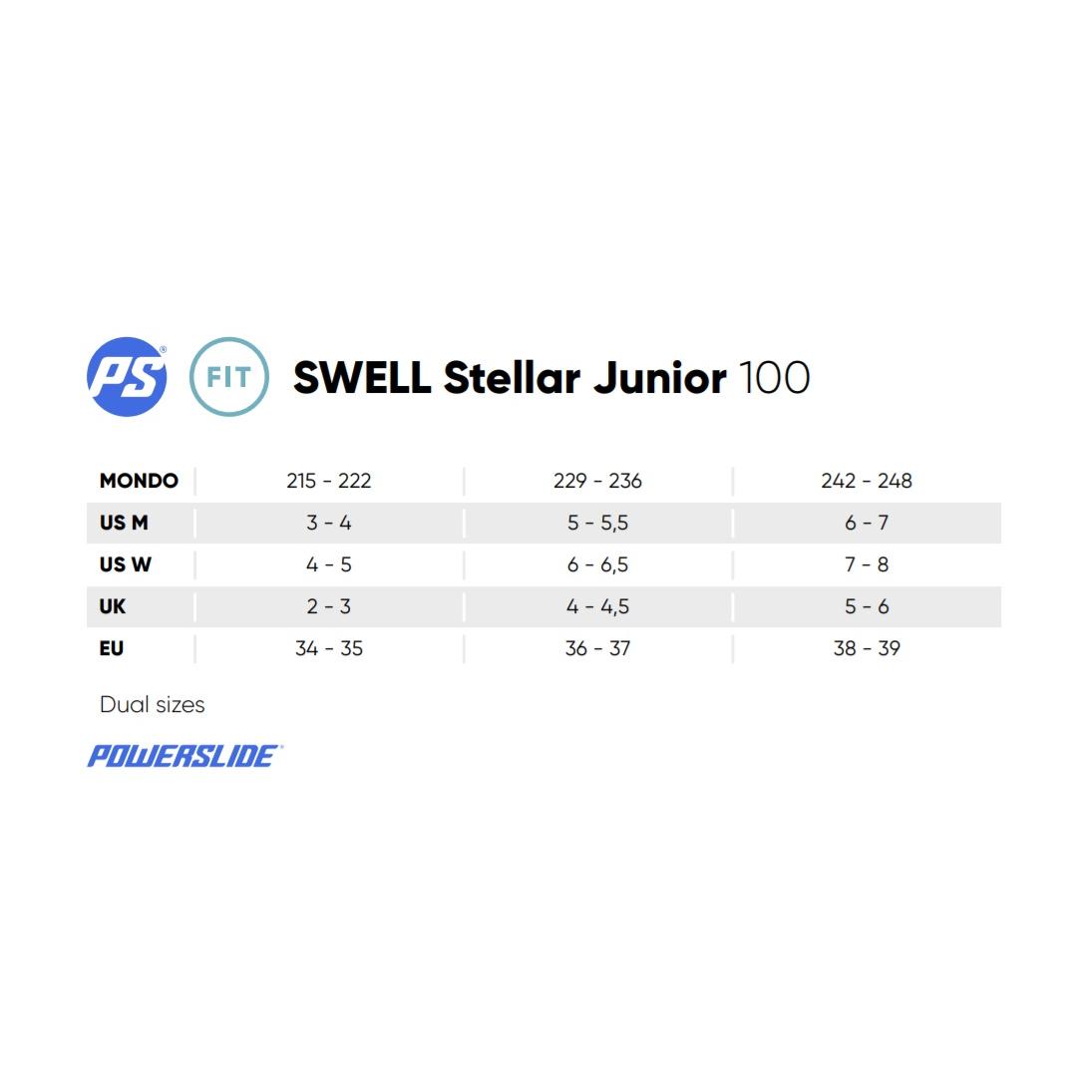 Powerslide Swell Stellar Jr 100 Adjustable Inline Skates
