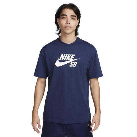 Nike SB Logo Men's Tee Navy / White