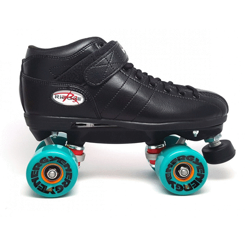 Riedell R3 Roller Skate Black (with Outdoor Wheels)