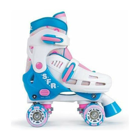 SFR Storm III Quad Roller Skates White/ Pink