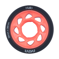 Radar Halo Rollerskate Wheels 59mm 4 Pack