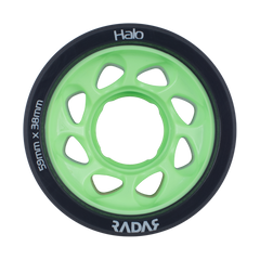 Radar Halo Rollerskate Wheels 59mm 4 Pack