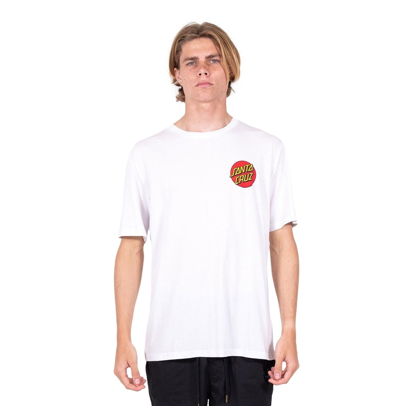 Santa Cruz Classic Dot T-Shirt White