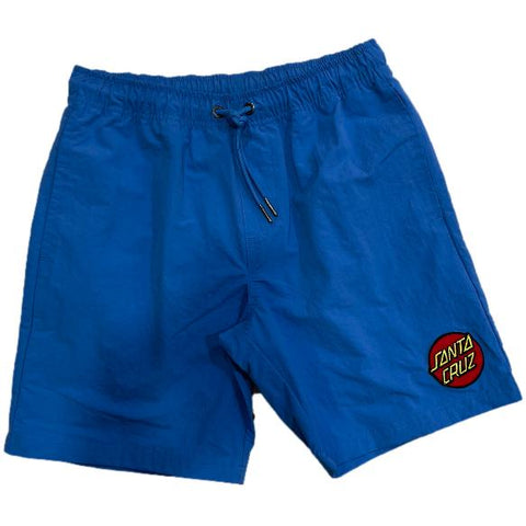 Dot Cruzier Beach Blue Shorts Classic Cruz Santa