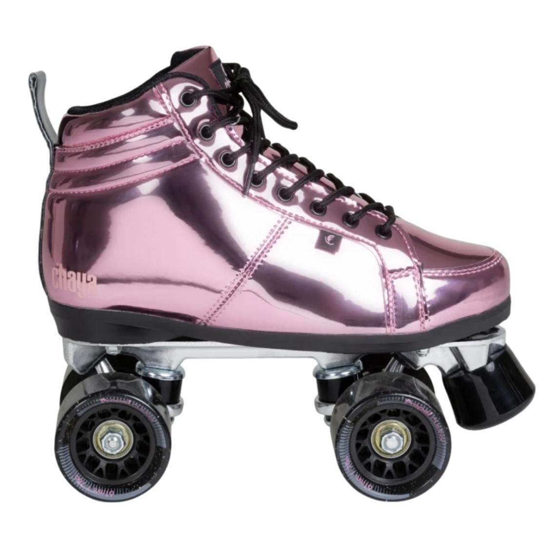 Chaya Vintage Pink Laser Roller Skates
