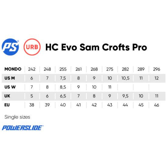 USD HC Evo Sam Crofts Pro Aggressive Inline Skates