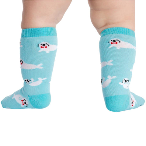 Sock it to Me Baby Seals Todder Knee High Socks
