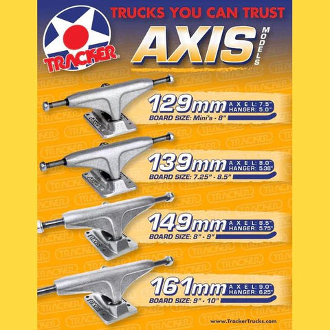 TRACKER TRUCKS - AXIS 161MM ALLEN LOSI SET 2