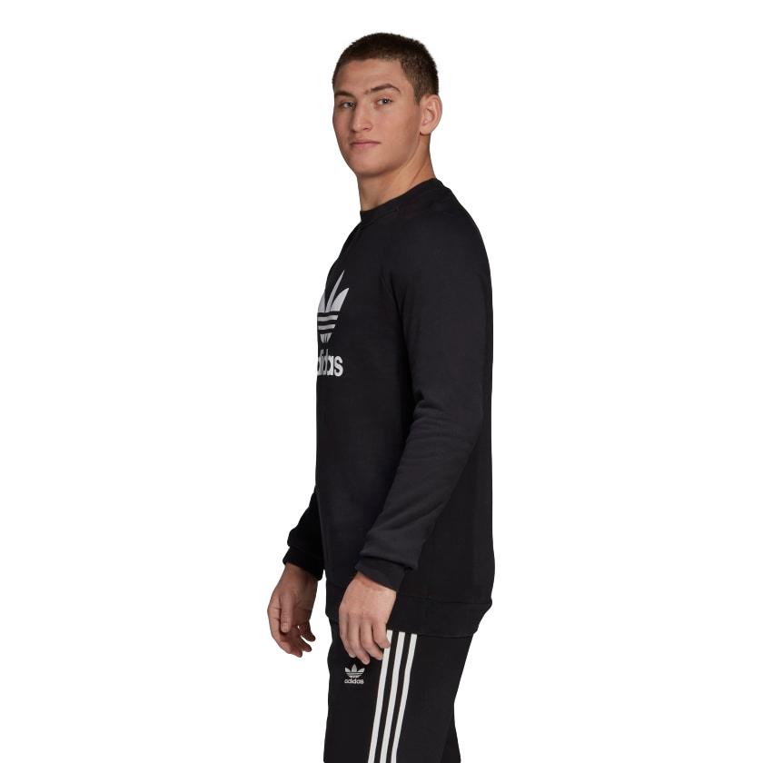 Adidas Originals Trefoil Crew Black