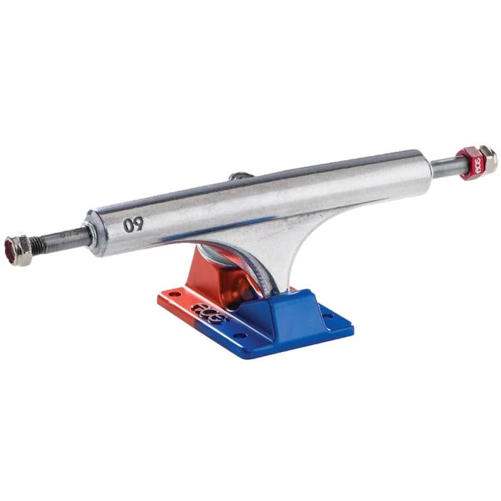 Ace AF1 Skateboard Trucks Polished / Orange /Blue