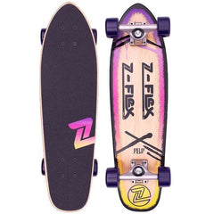 Z-Flex Cruiser Skateboard POP Purple Fade 27"