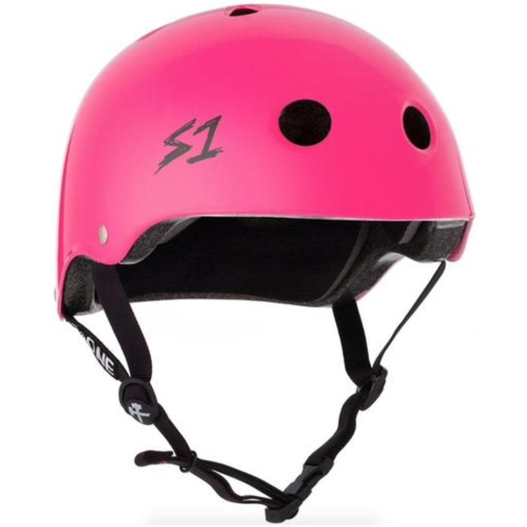 S-One Lifer Gloss Hot Pink Helmet