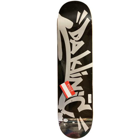 Da Klinic Skateboard Deck Black/Silver