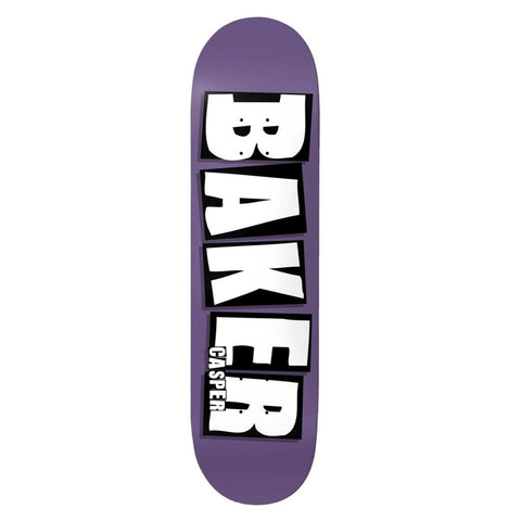 Baker Casper Name Brand Purple Skateboard Deck 8.0 x 31.5