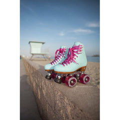 Moxi Beach Bunny Roller Skates Sky Blue