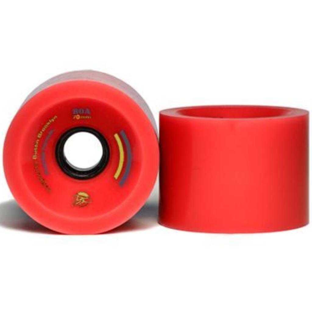 Bustin Boards Premier Wheels 66mm 78a Red 4 Pack