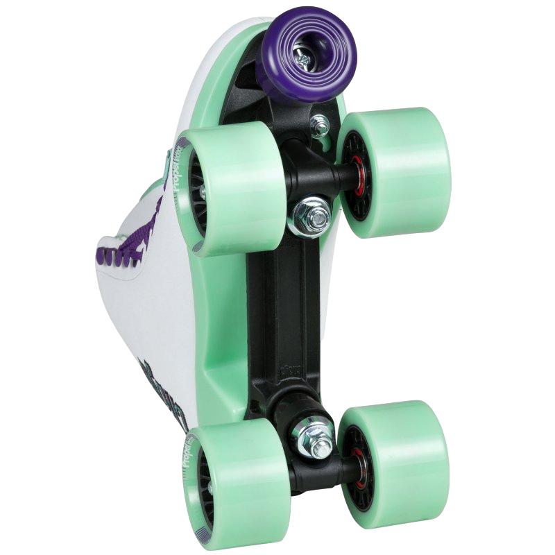Chaya Melrose White/Teal Roller Skates