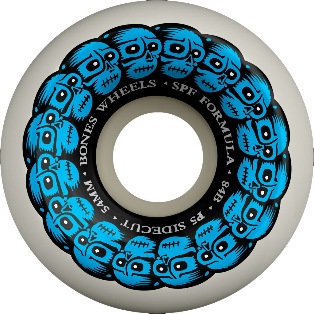 Bones Circle Skulls 54mm P5 Sidecut SPF 84B Wheels