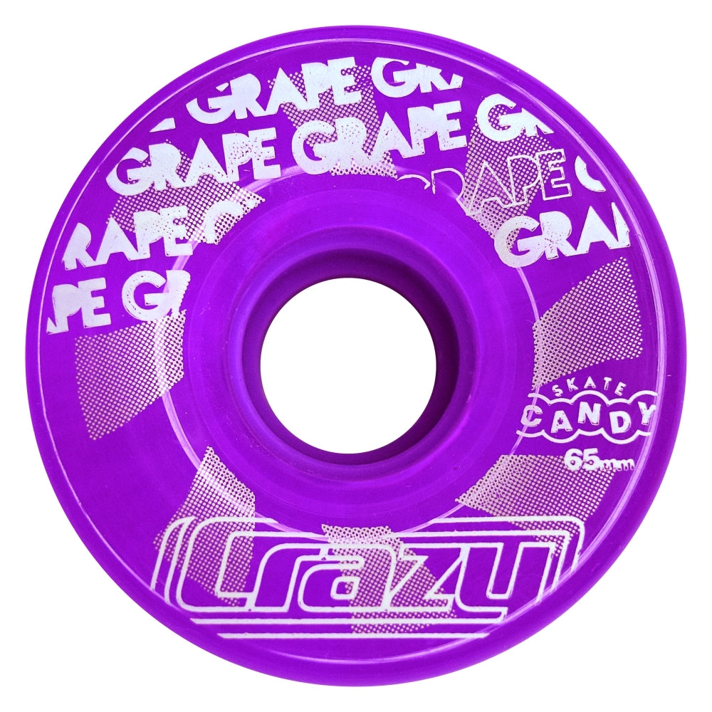 Crazy Skate Candy Outdoor Wheels 4 pack 65mm / 78a Purple Grape
