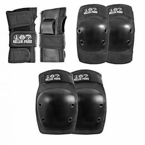 187 Junior Protective Pad Set Black - Da Klinic Online | Skate Specialists
