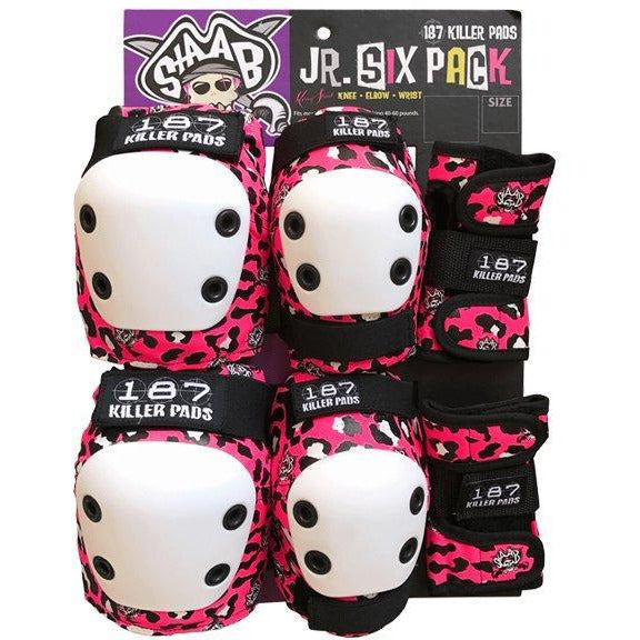 187 Junior Six Pack Padding Staab Pink - Da Klinic Online | Skate Specialists