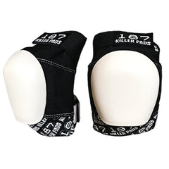187 Pro Knee Pad Black / White Cap - Da Klinic Online | Skate Specialists