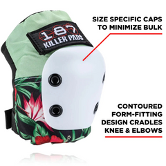 187 Six Pack Protective Pad Set Adult Hibiscus