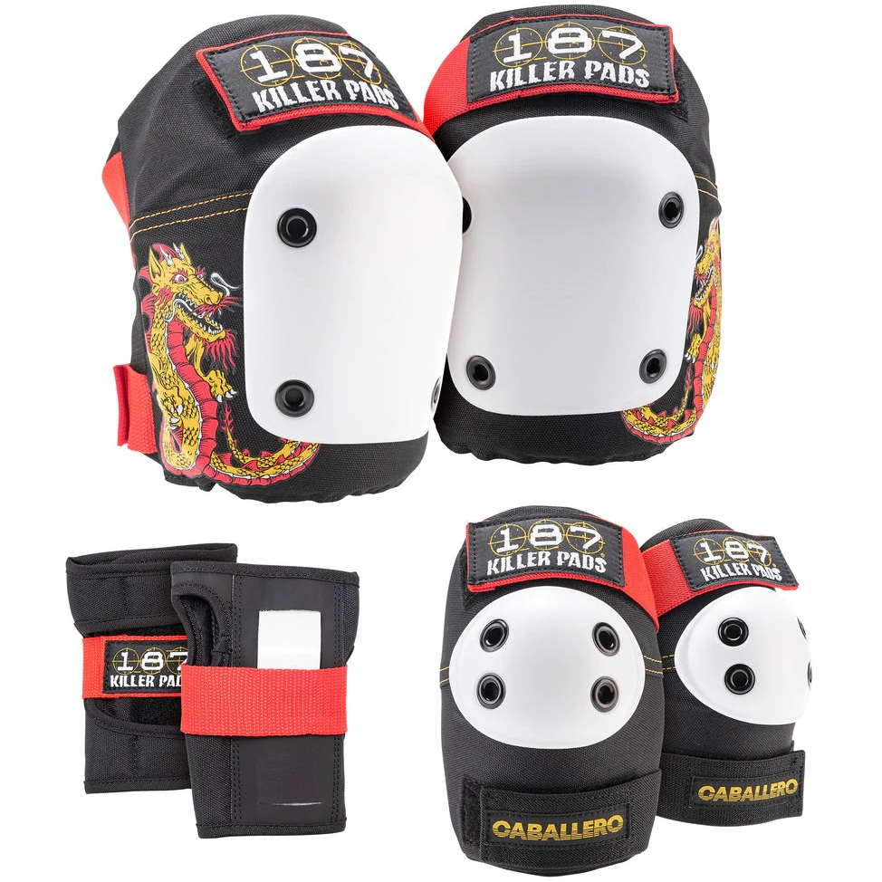 187 Six Pack Protective Pad Set Steve Caballero Junior