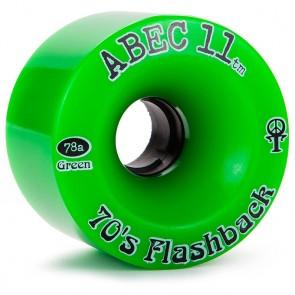 ABEC 11 70's Flashback 70mm Skateboard Wheels Green 4 Pack - Da Klinic Online | Skate Specialists