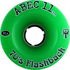 ABEC 11 70's Flashback 70mm Skateboard Wheels Green 4 Pack - Da Klinic Online | Skate Specialists