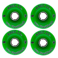 ABEC 11 70's Flashback 70mm Skateboard Wheels Green 4 Pack - Da Klinic Online | Skate Specialists
